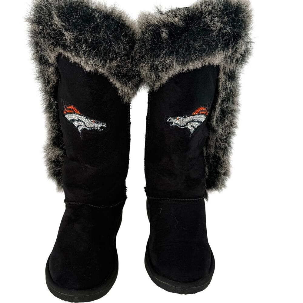 Denver Broncos Faux Fur Boots Women’s Size 8